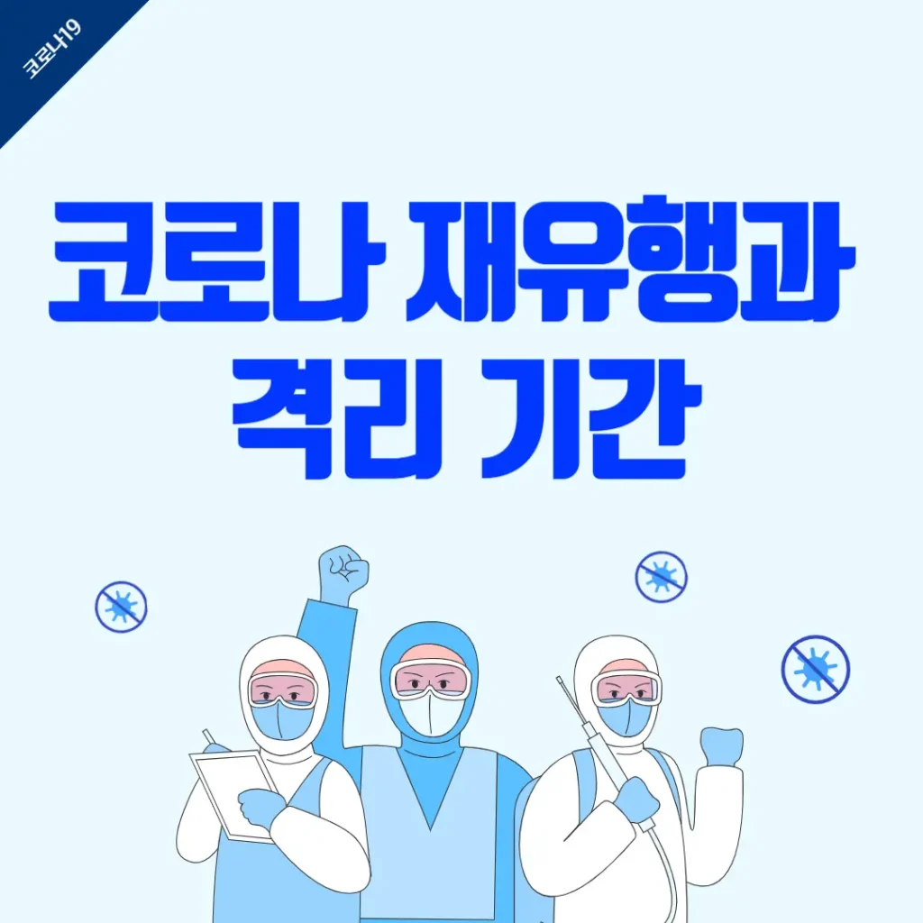 코로나 재유행과 격리 기간