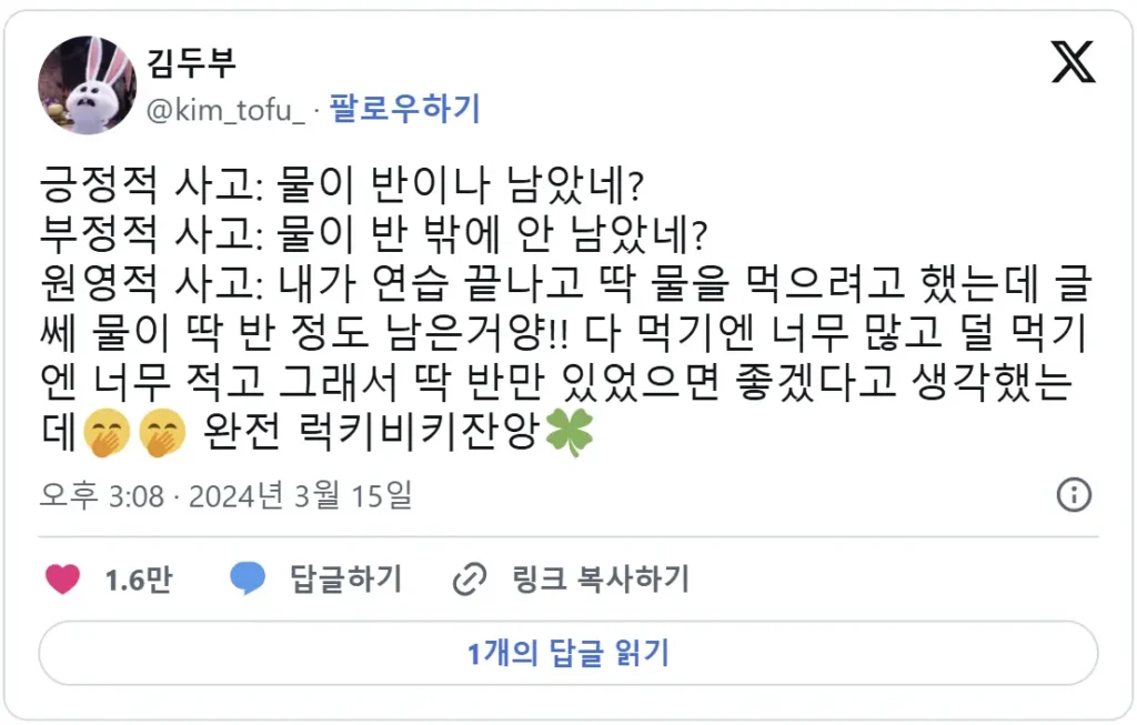 럭키비키 뜻과 원영적 사고 "완전 럭키비키잖아"