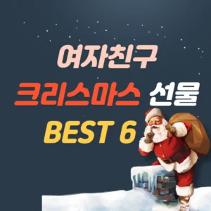 여자친구 크리스마스 선물 추천 BEST 6